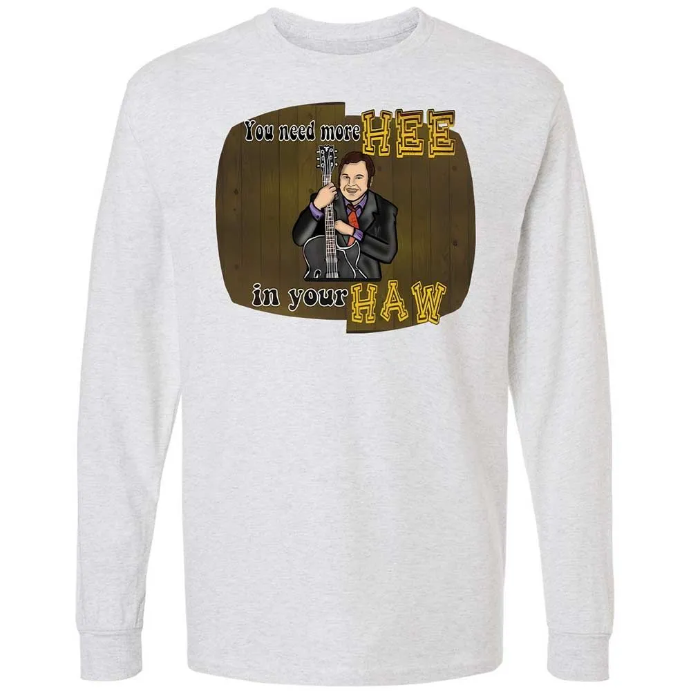 Long Sleeve T-Shirt - QY75RVZQ - Ash - 2