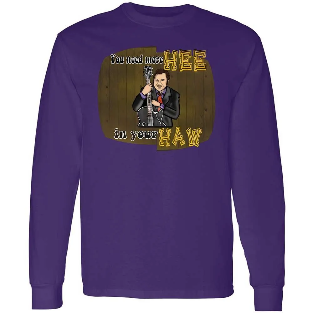 Long Sleeve T-Shirt - QY75RVZQ - Purple - 9