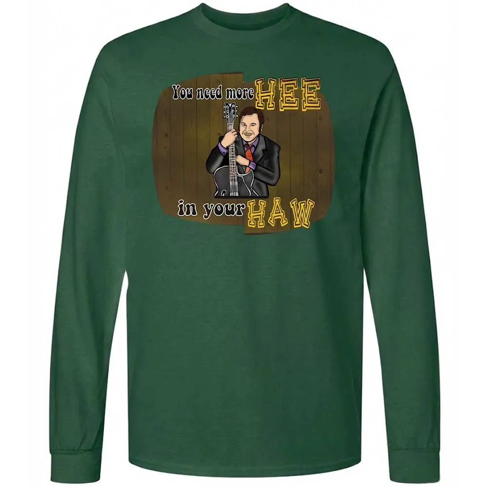Long Sleeve T-Shirt - QY75RVZQ - Forest Green - 14