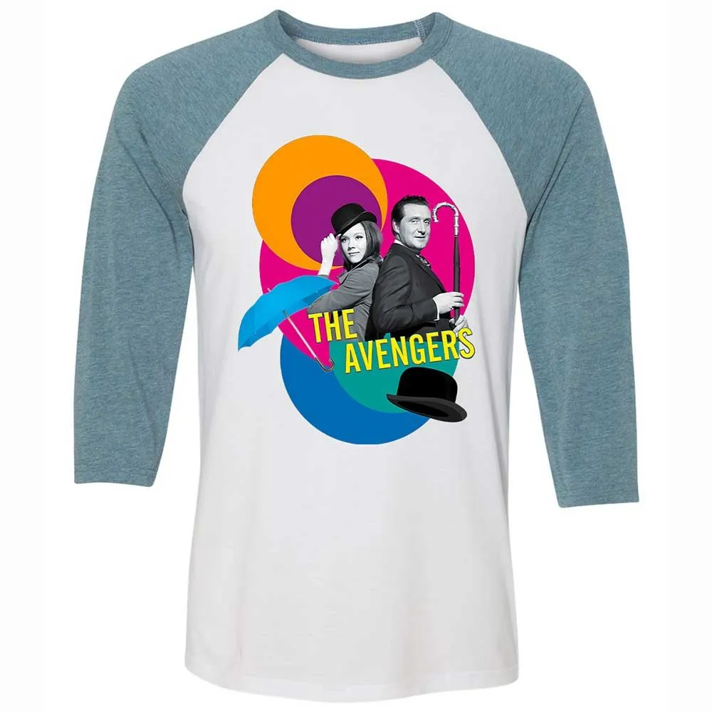 Unisex 3/4 Baseball Tee - B2VLQUL1 - White/Denim - 3