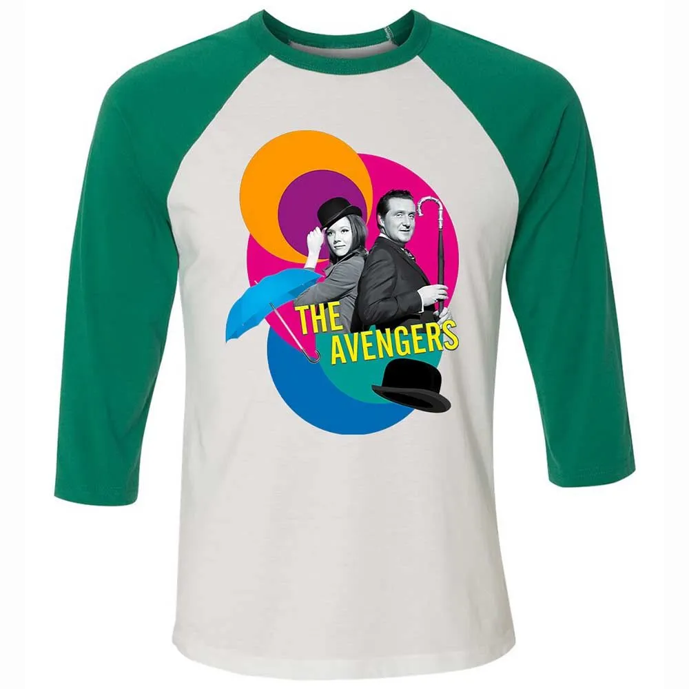 Unisex 3/4 Baseball Tee - B2VLQUL1 - White/Kelly - 6