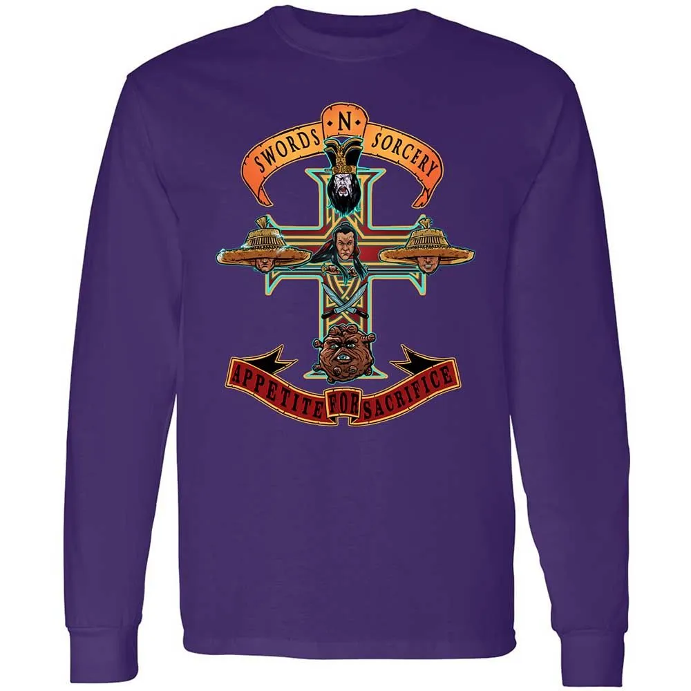 Long Sleeve T-Shirt - HTFCZABX - Purple - 12