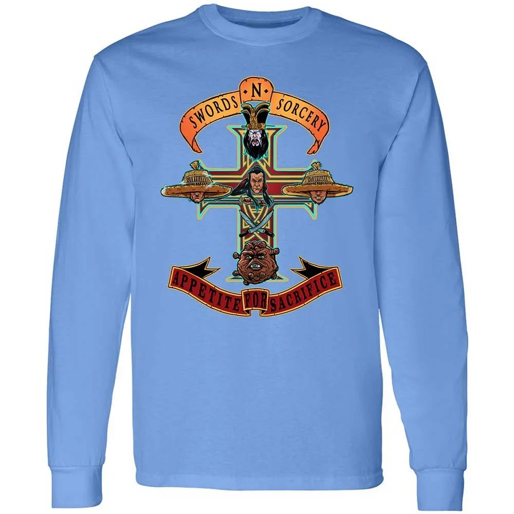 Long Sleeve T-Shirt - HTFCZABX - Carolina Blue - 15