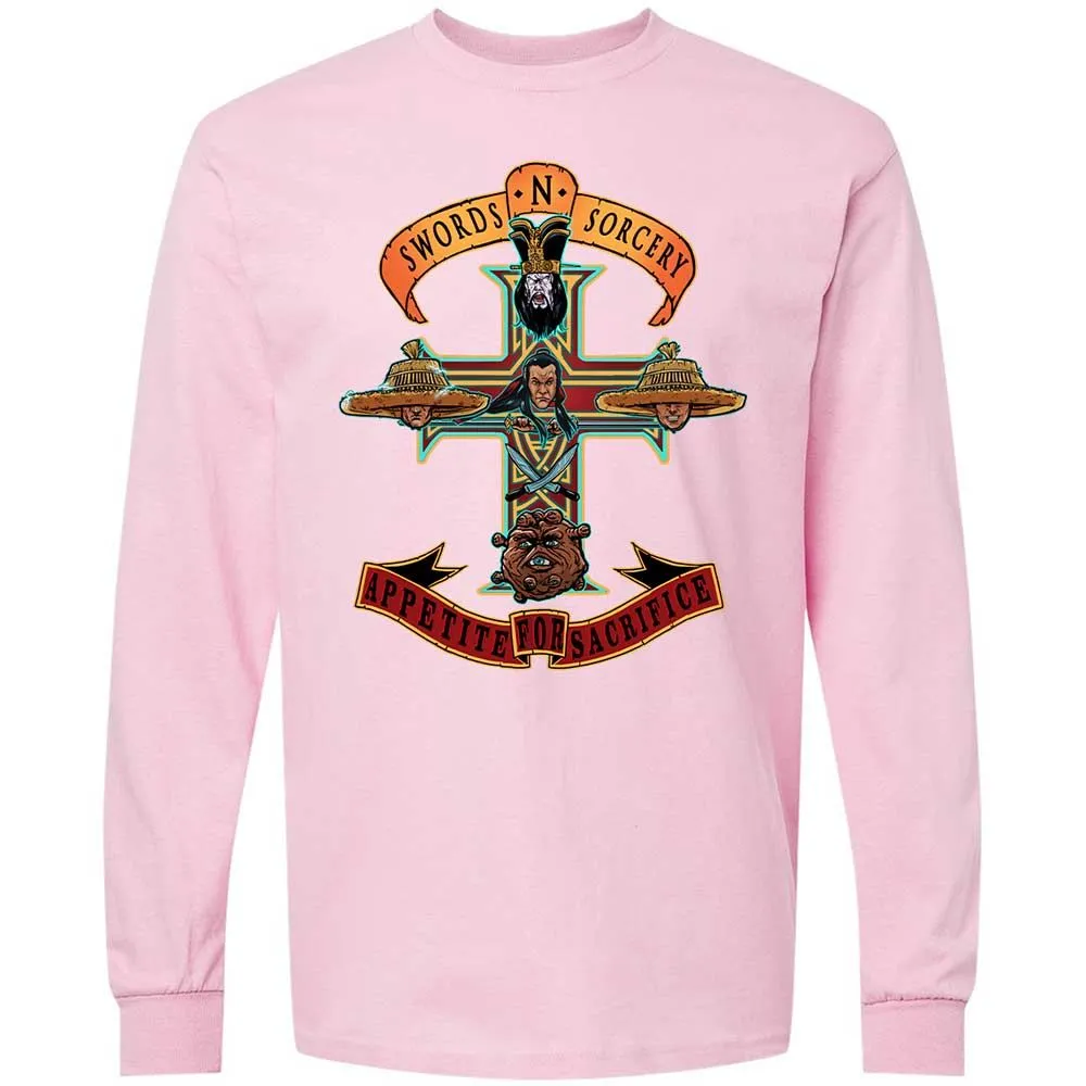 Long Sleeve T-Shirt - HTFCZABX - Light Pink - 16