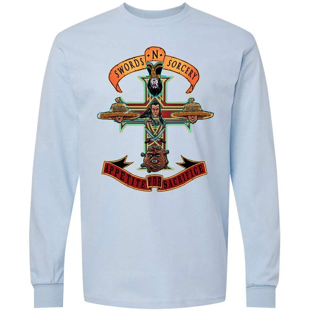 Long Sleeve T-Shirt - HTFCZABX - Light Blue - 18