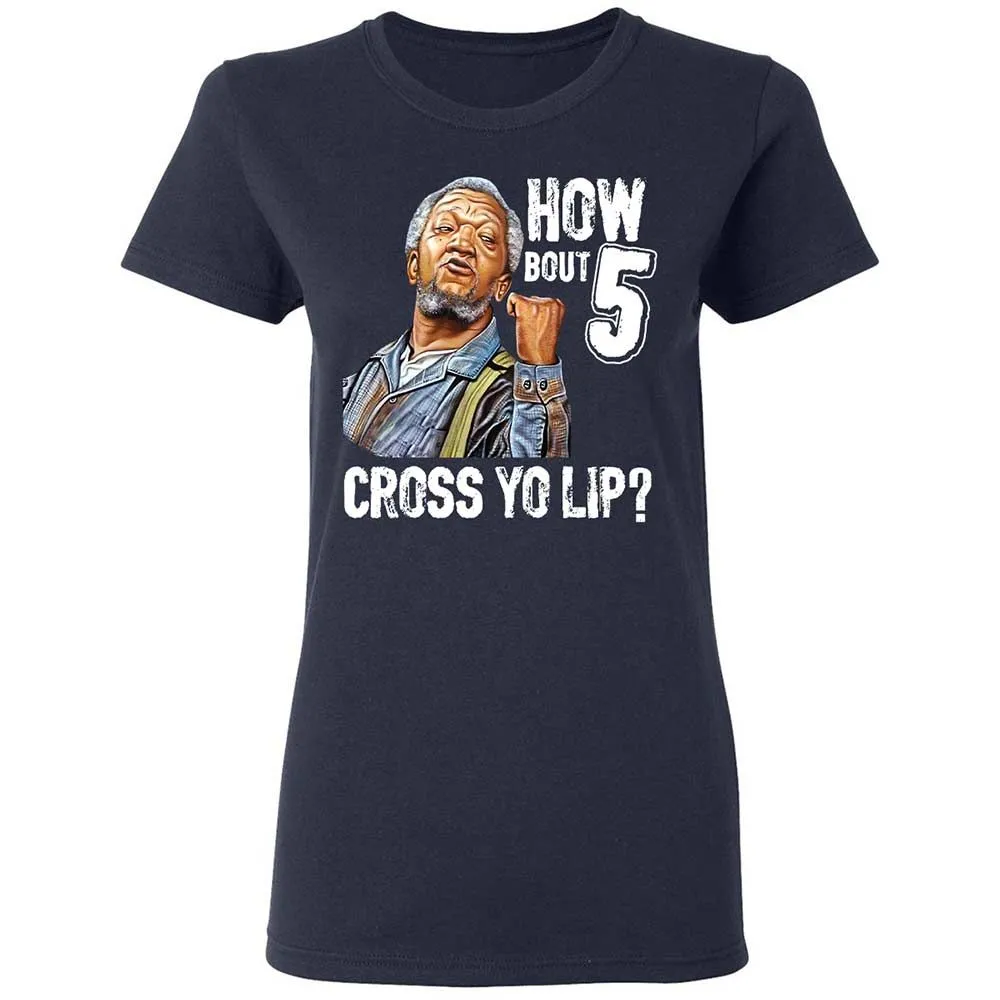 How bout 5 cross yo lip - Navy - 2