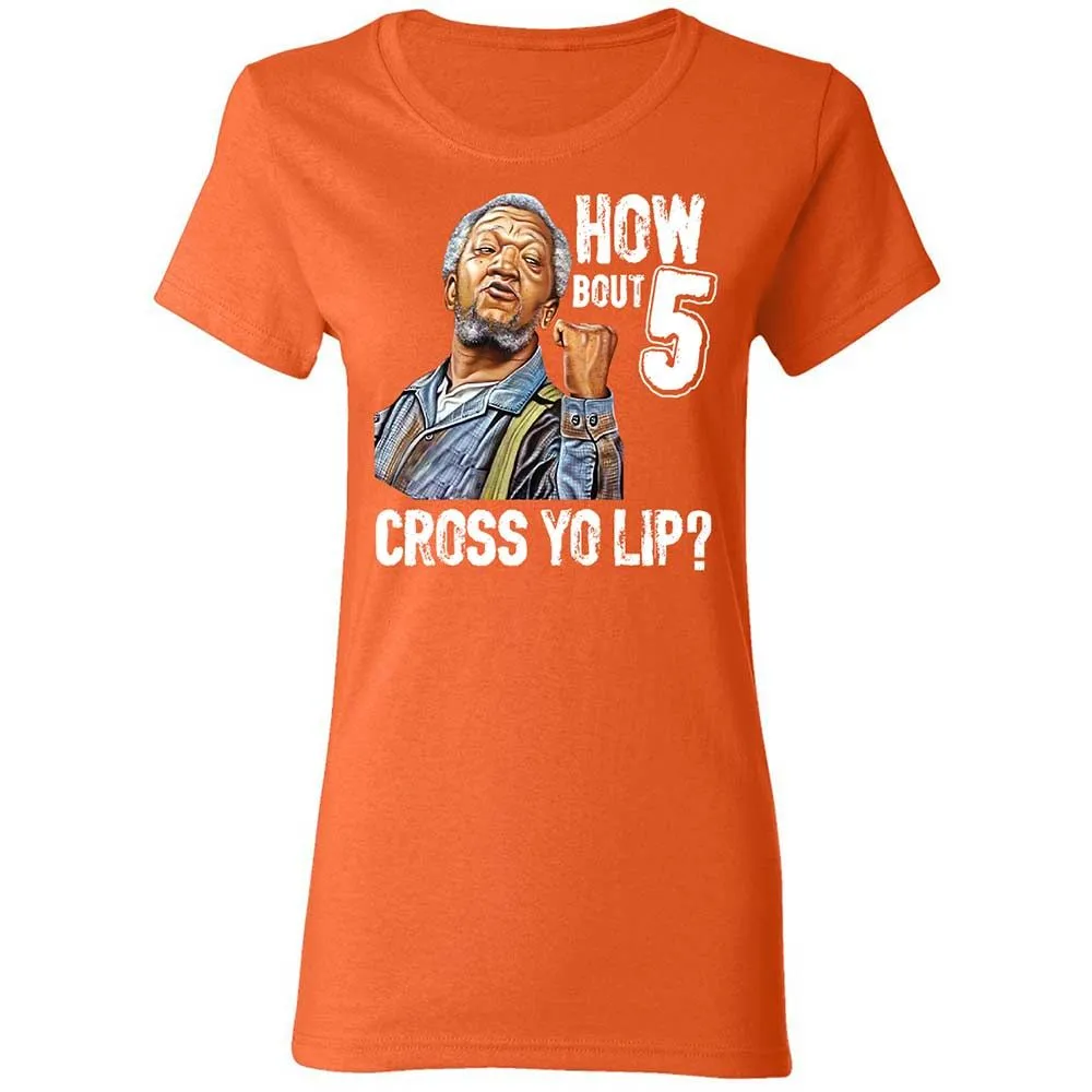 How bout 5 cross yo lip - Orange - 12