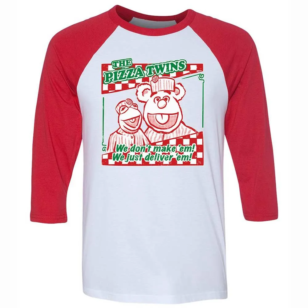 Unisex 3/4 Baseball Tee - BCR7WXEF - White/Red - 9