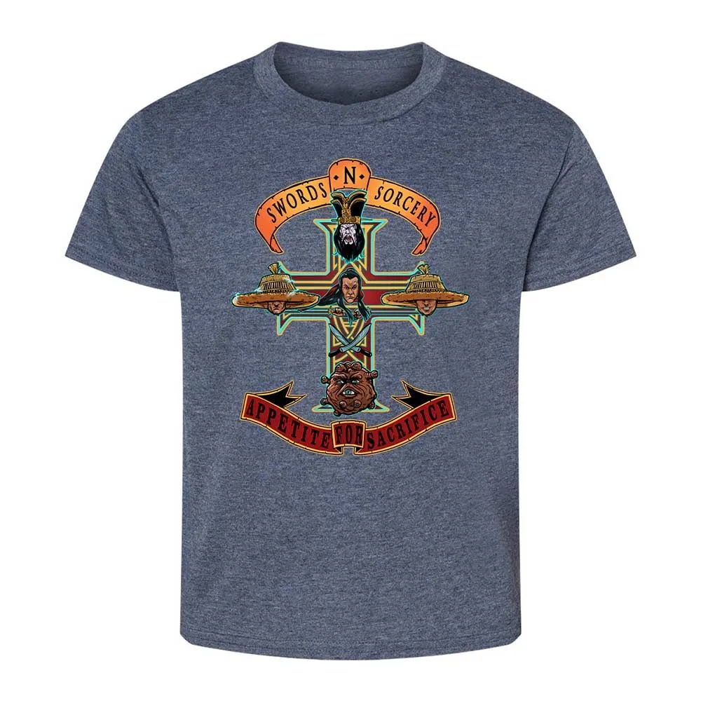 Kids T-Shirt - JPLG1TAZ - Heather Navy - 9