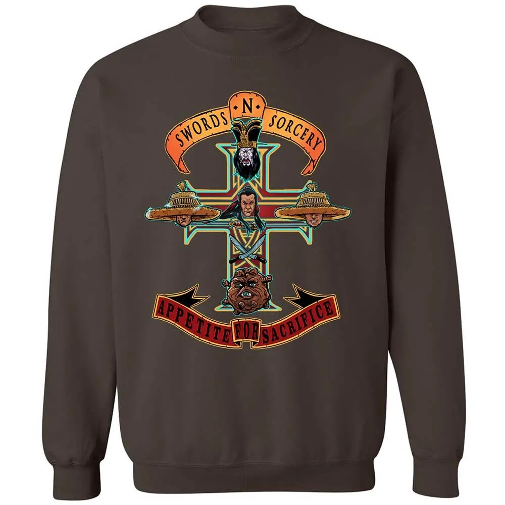 Classic Unisex Sweatshirt - GYSYZPUP - Dark Chocolate - 4
