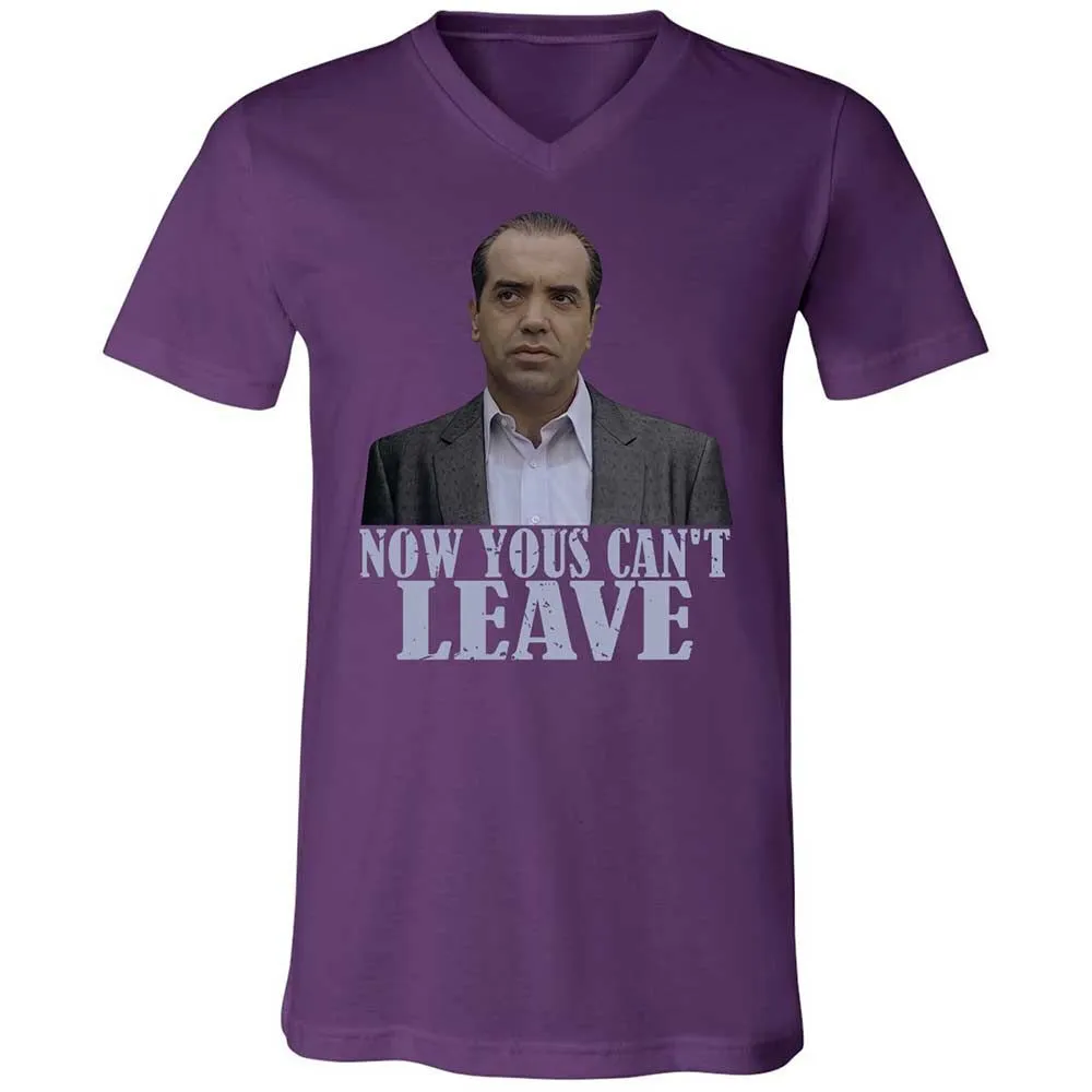 Unisex V-Neck T-Shirt - L3LRG4L3 - Team Purple - 10