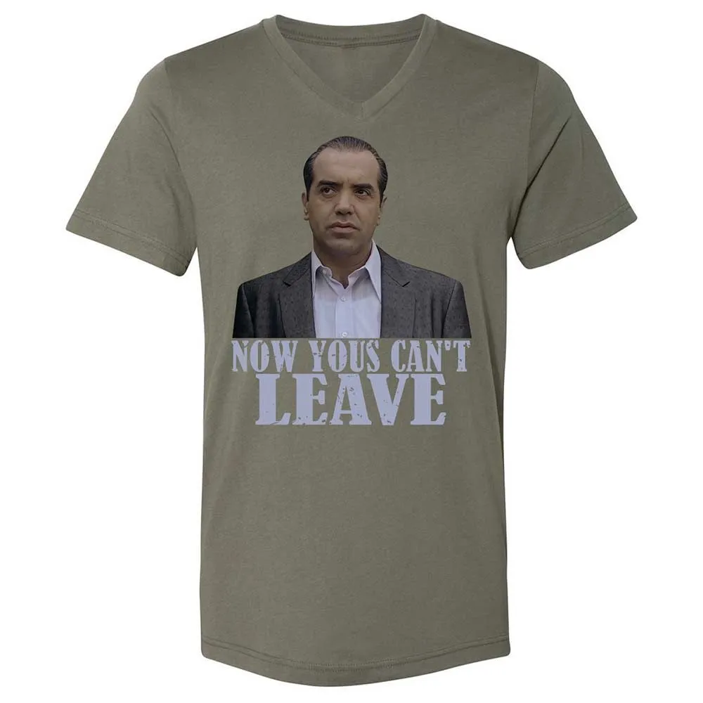 Unisex V-Neck T-Shirt - L3LRG4L3 - Military Green - 11