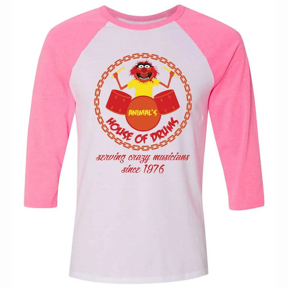 House of Drums - White/Neon Pink - 12