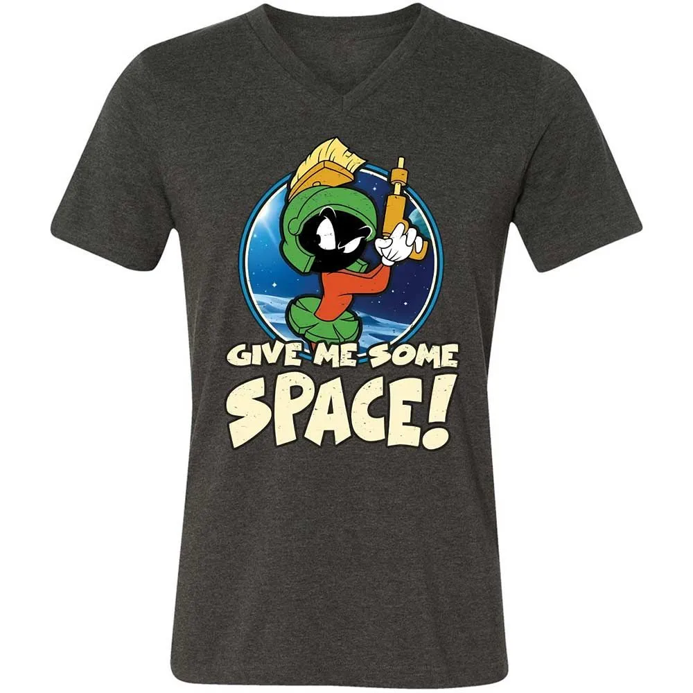 Unisex V-Neck T-Shirt - X87EEDQ6 - Dark Grey Heather - 9