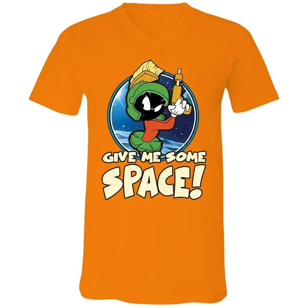 Unisex V-Neck T-Shirt - X87EEDQ6 - Orange - 12