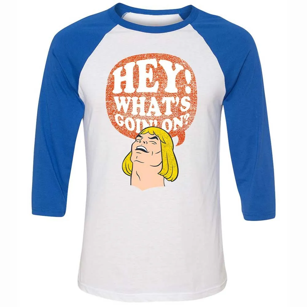 Unisex 3/4 Baseball Tee - QK6ZXC3W - White/True Royal - 10