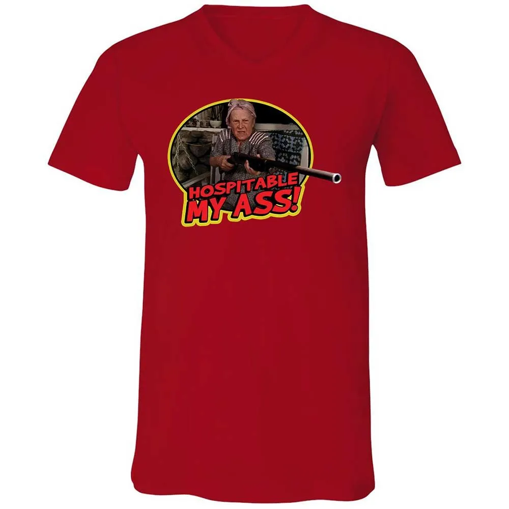 Unisex V-Neck T-Shirt - KELTDAU5 - Red - 6