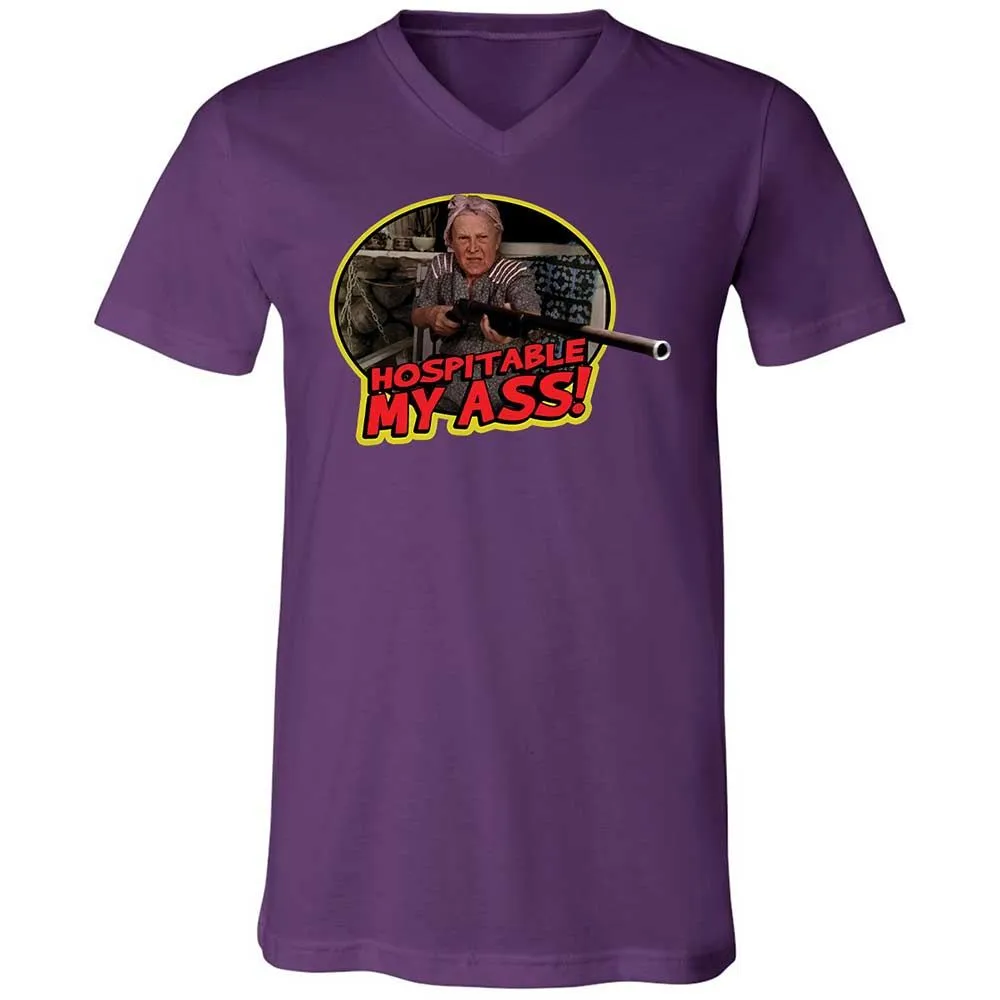 Unisex V-Neck T-Shirt - KELTDAU5 - Team Purple - 10