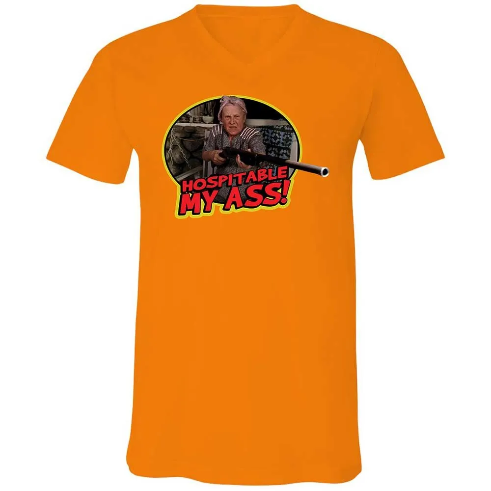 Unisex V-Neck T-Shirt - KELTDAU5 - Orange - 12