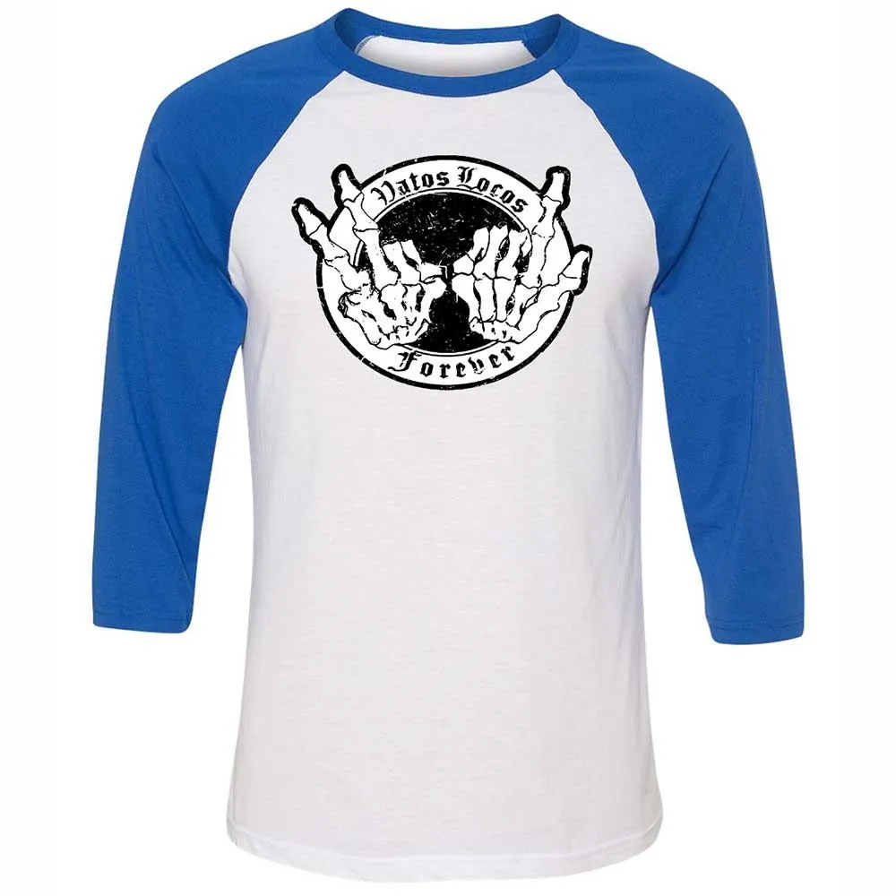 Vatos Locos Forever - White/True Royal - 10