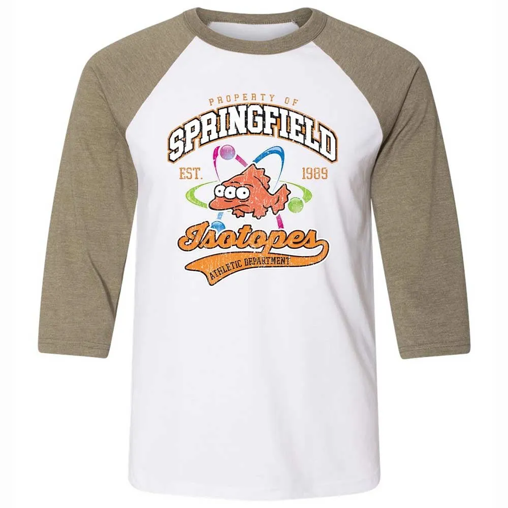 Unisex 3/4 Baseball Tee - ZNKS8NBY - White/Heather Olive - 4