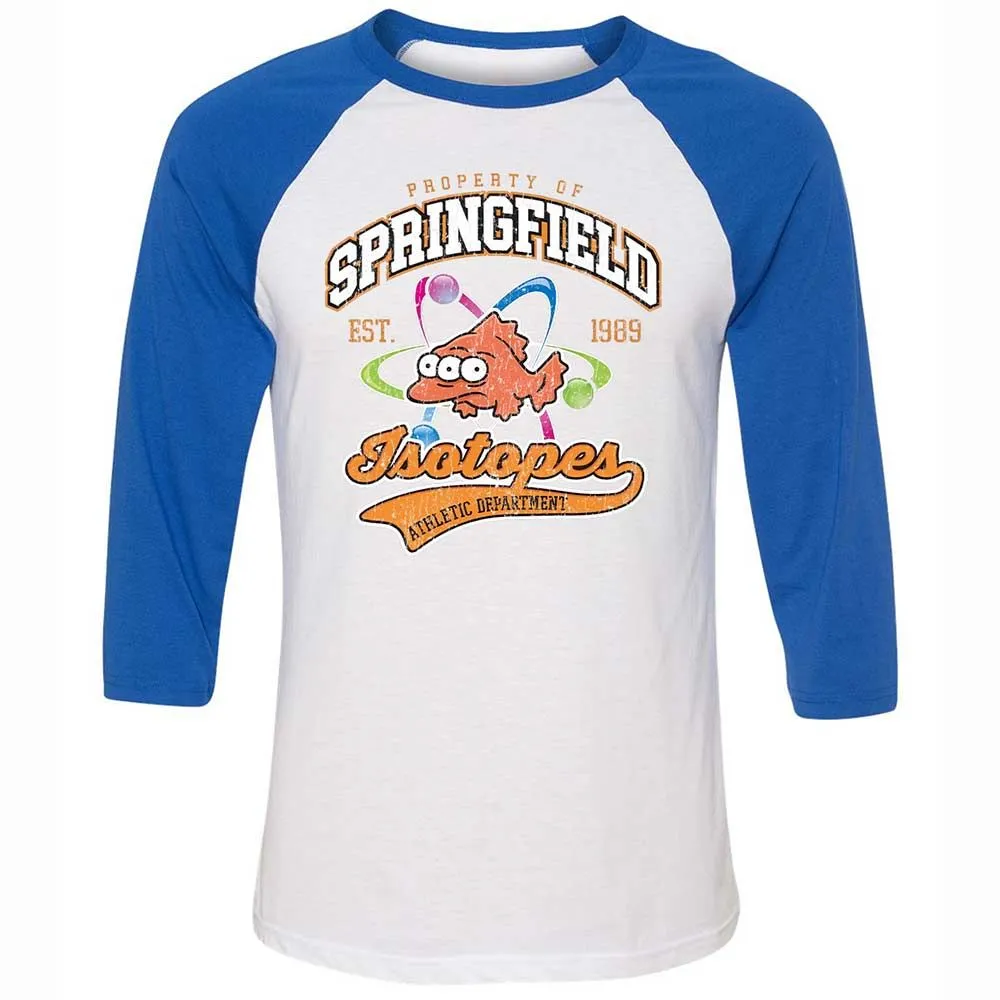 Unisex 3/4 Baseball Tee - ZNKS8NBY - White/True Royal - 10