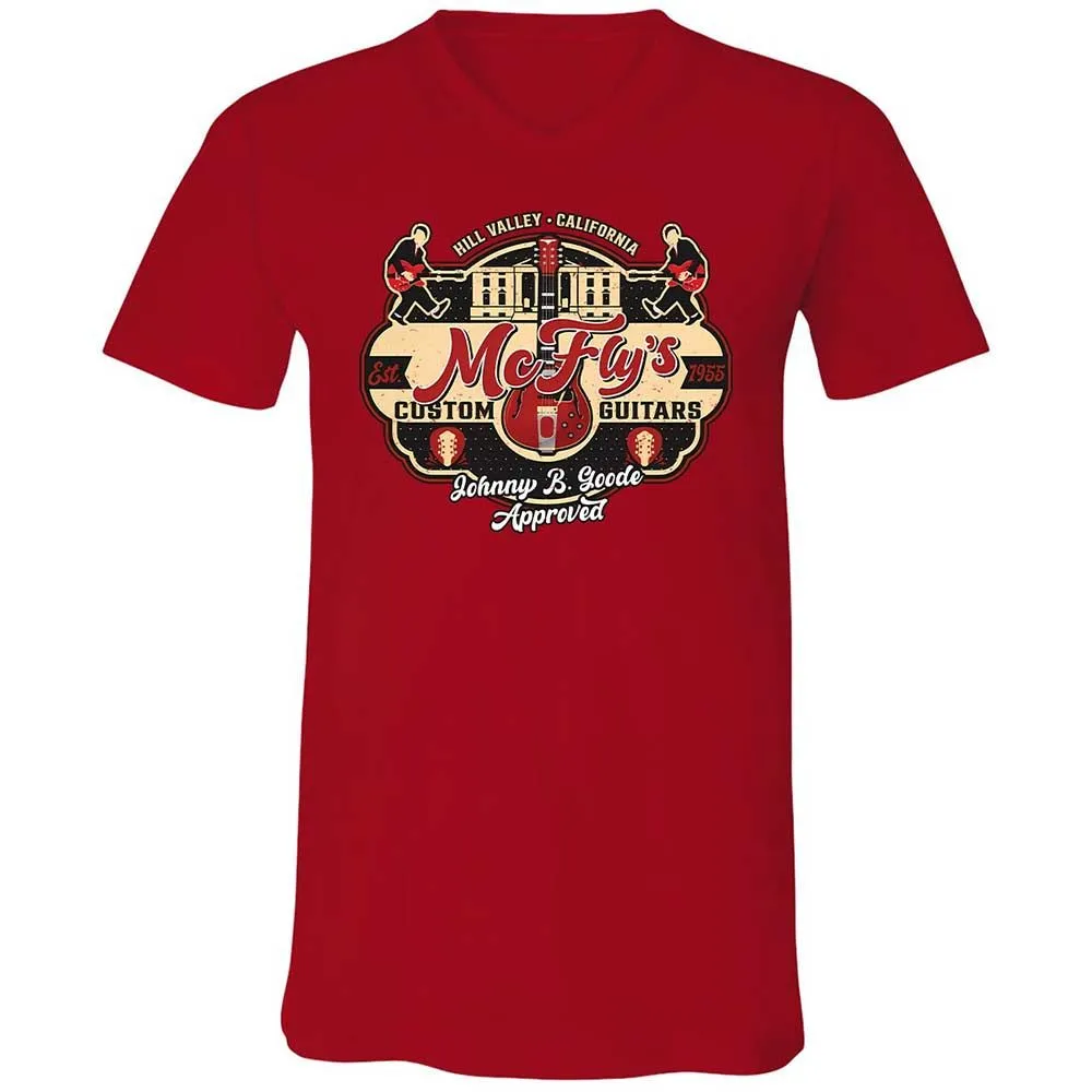 Unisex V-Neck T-Shirt - FNUBWPXR - Red - 6