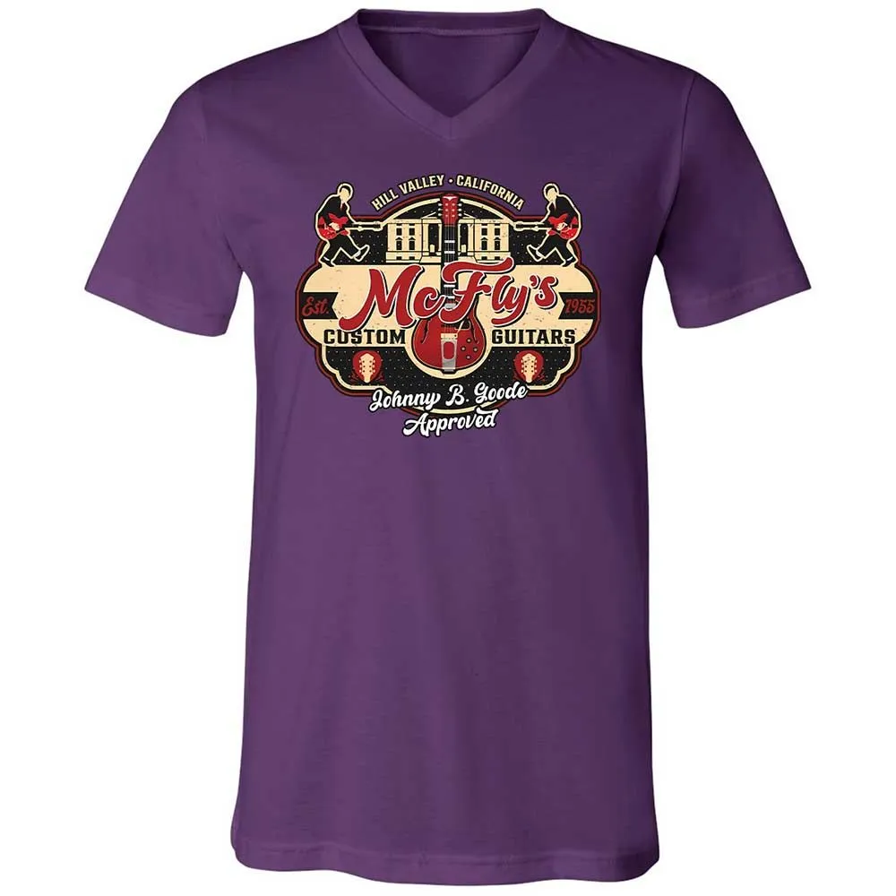 Unisex V-Neck T-Shirt - FNUBWPXR - Team Purple - 10