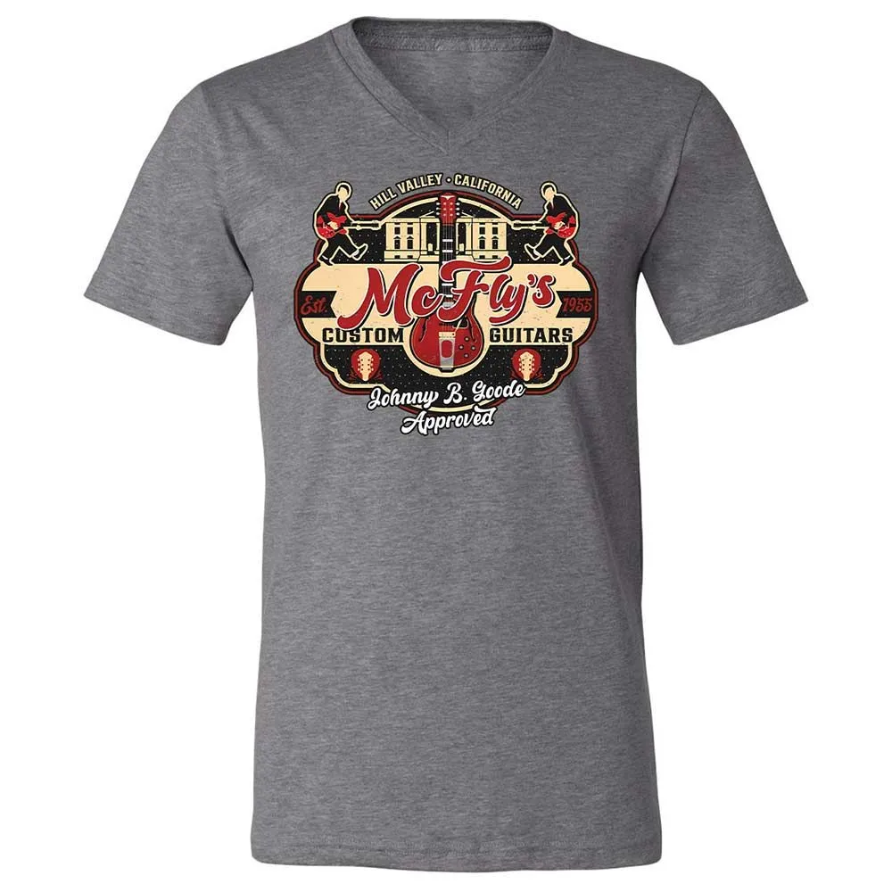 Unisex V-Neck T-Shirt - FNUBWPXR - Deep Heather - 14