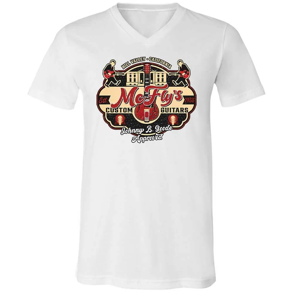 Unisex V-Neck T-Shirt - FNUBWPXR - White - 16
