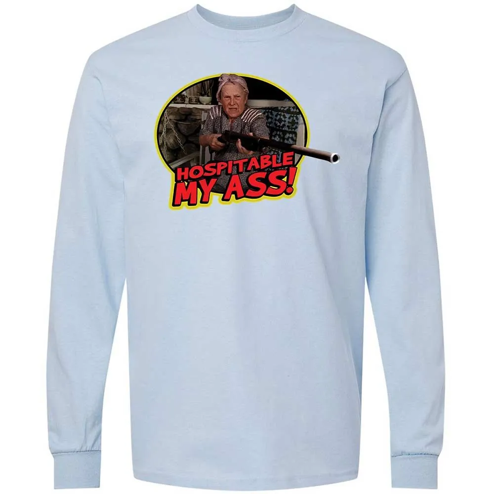 Long Sleeve T-Shirt - R5AR8E4U - Light Blue - 18