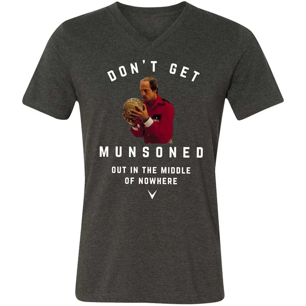 Unisex V-Neck T-Shirt - 5UAKZ5LN - Dark Grey Heather - 9