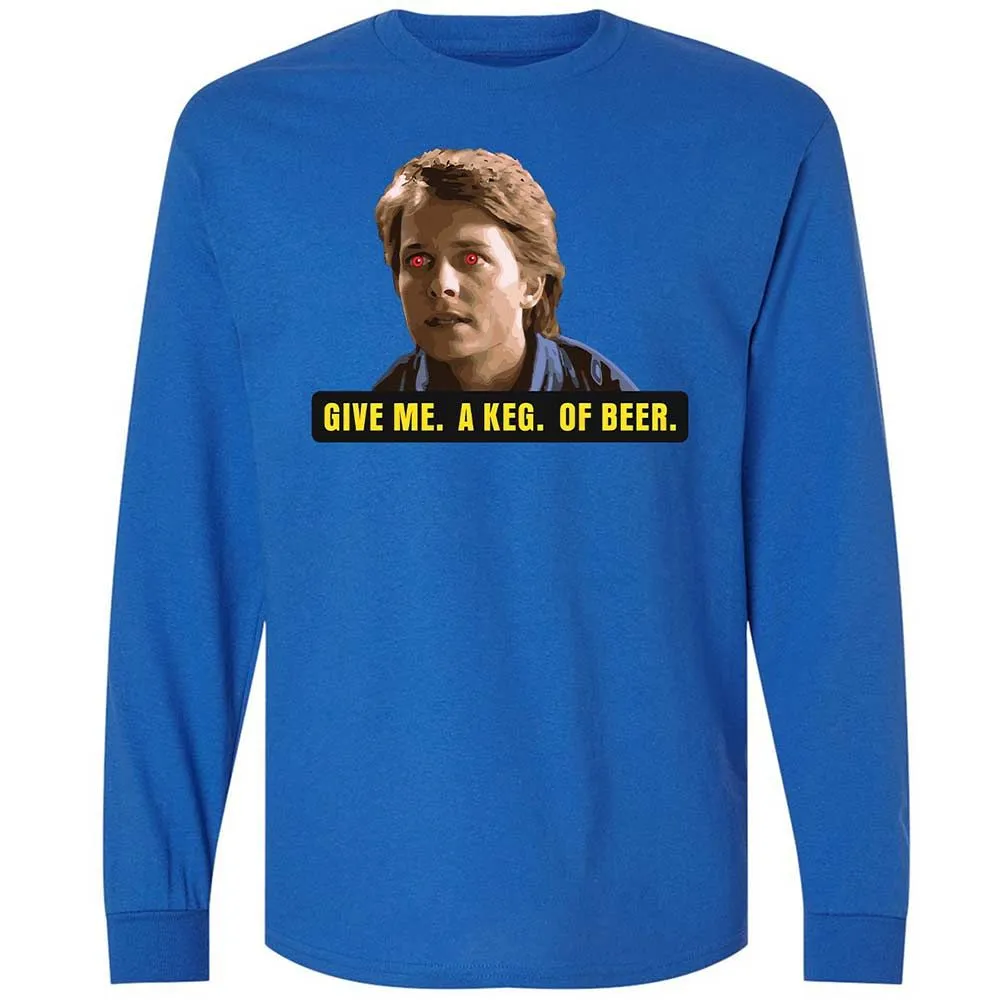 Long Sleeve T-Shirt - HX33NMYJ - Royal - 3