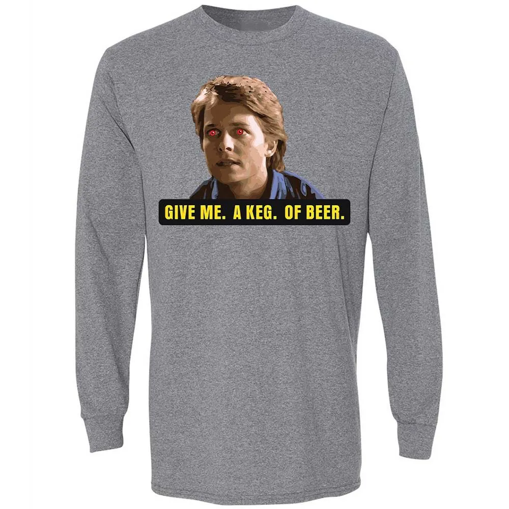 Long Sleeve T-Shirt - HX33NMYJ - Graphite Heather - 8