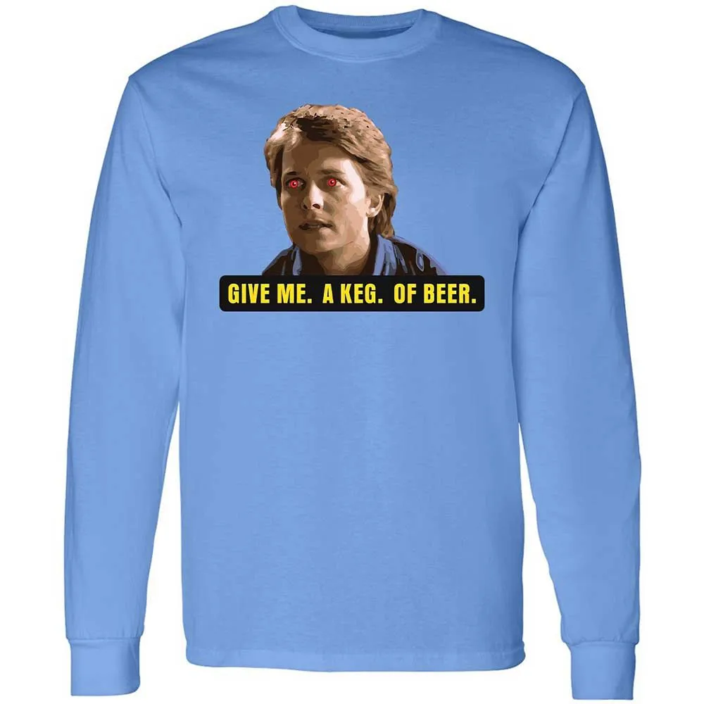 Long Sleeve T-Shirt - HX33NMYJ - Carolina Blue - 15