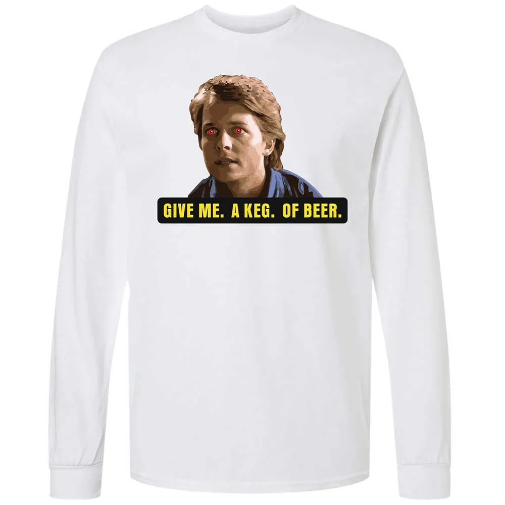 Long Sleeve T-Shirt - HX33NMYJ - White - 17