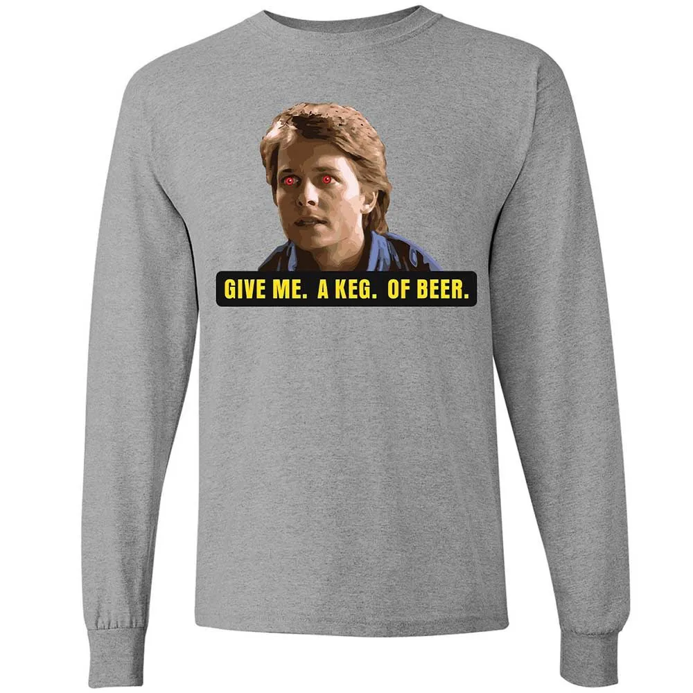 Long Sleeve T-Shirt - HX33NMYJ - Sport Grey - 19