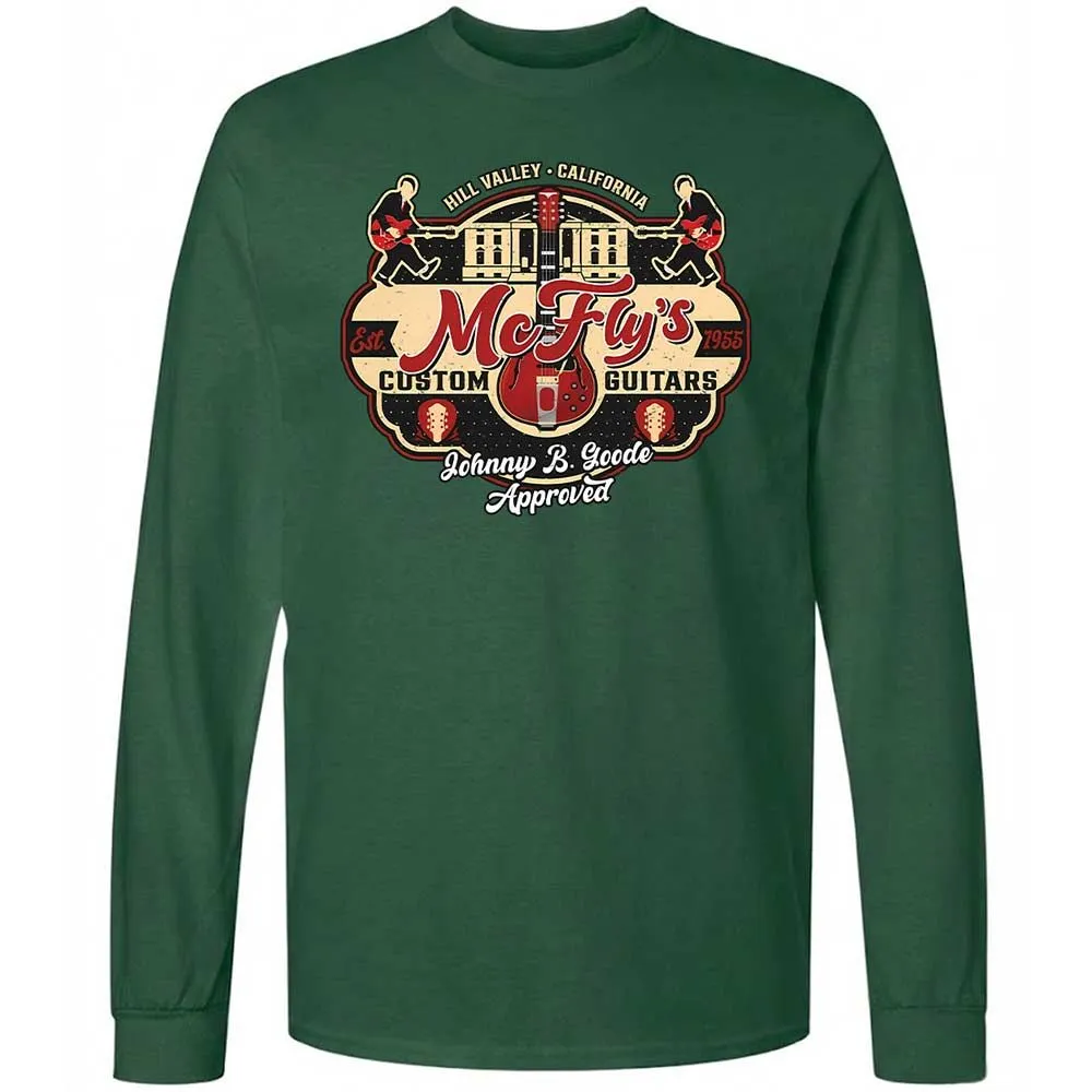 Long Sleeve T-Shirt - ZMSG6PQ7 - Forest Green - 4
