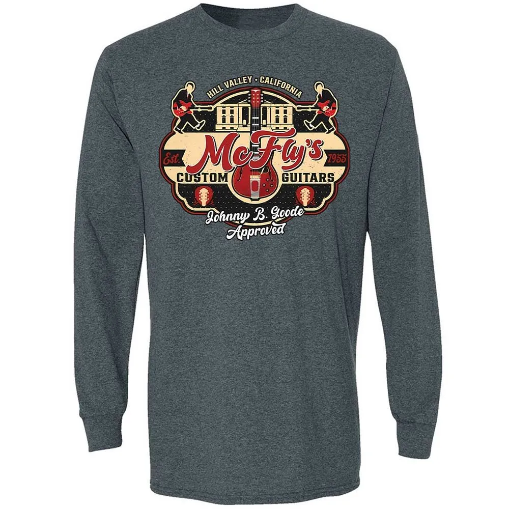 Long Sleeve T-Shirt - ZMSG6PQ7 - Dark Heather - 5