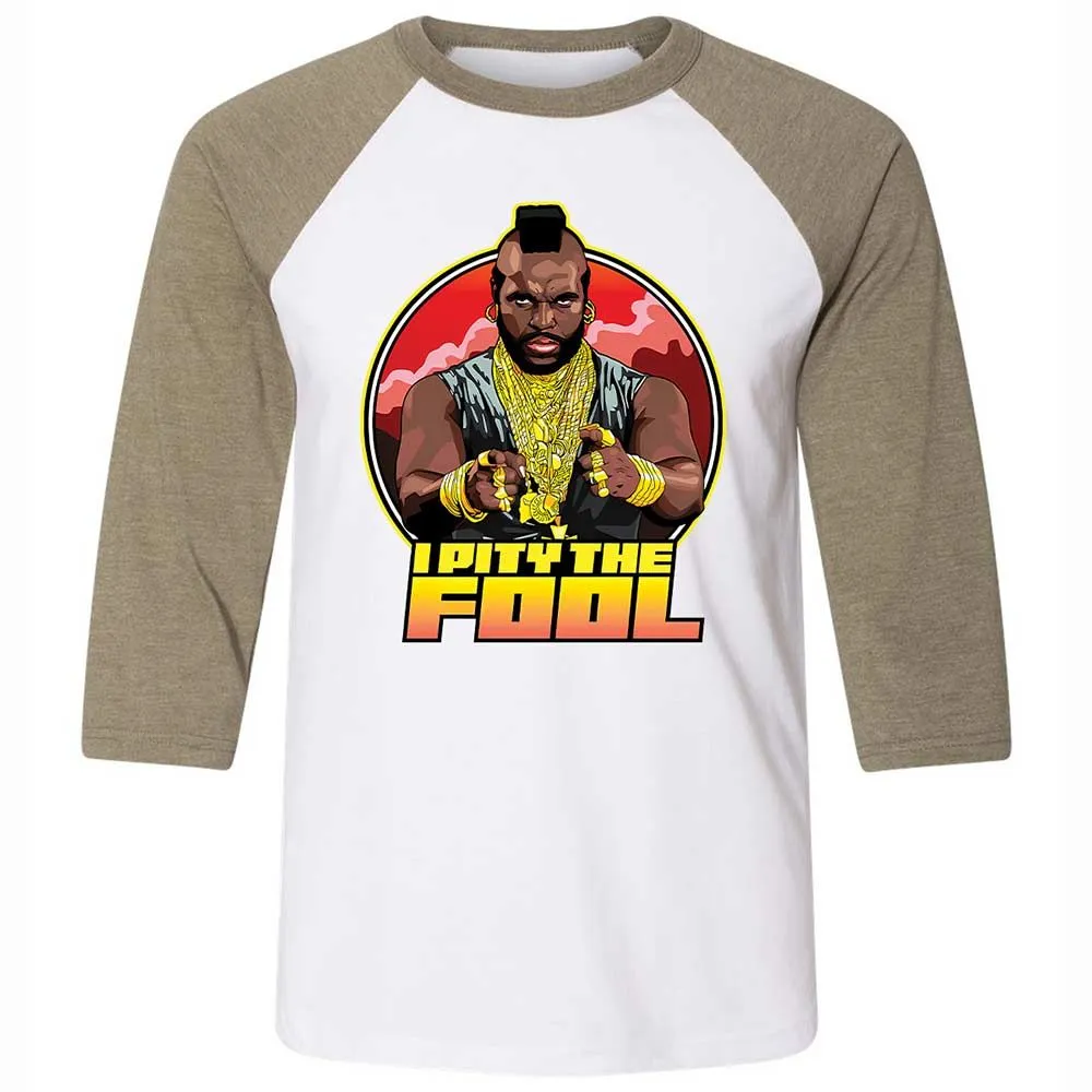 I Pity the Fool - White/Heather Olive - 4