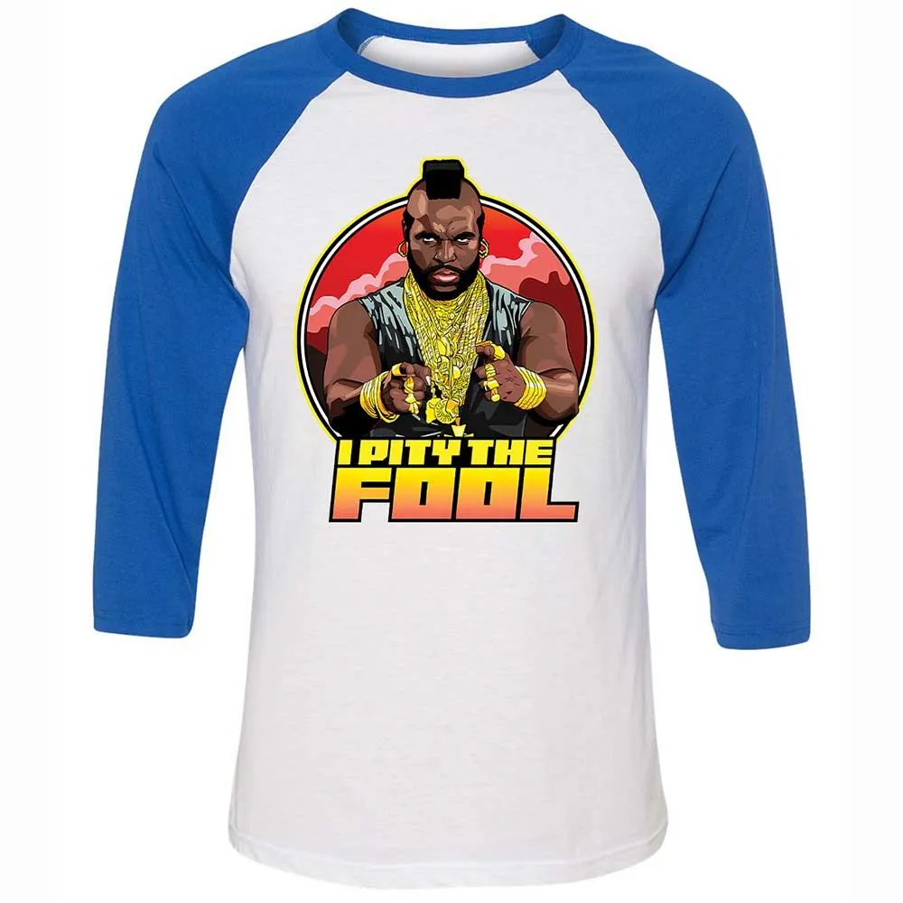 I Pity the Fool - White/True Royal - 10
