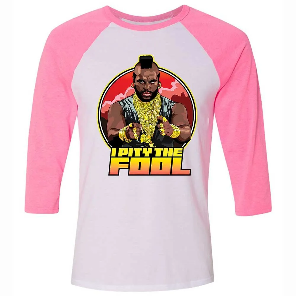 I Pity the Fool - White/Neon Pink - 12