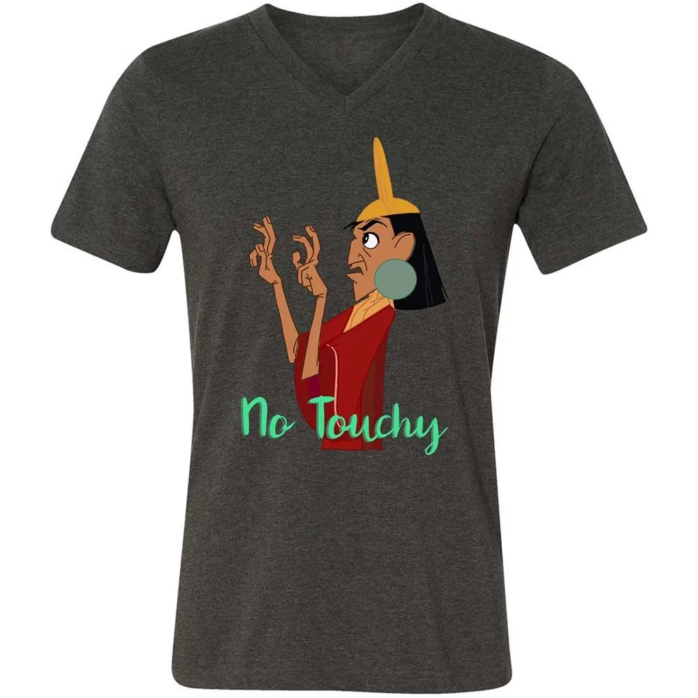 Unisex V-Neck T-Shirt - 2A59T6L6 - Dark Grey Heather - 8