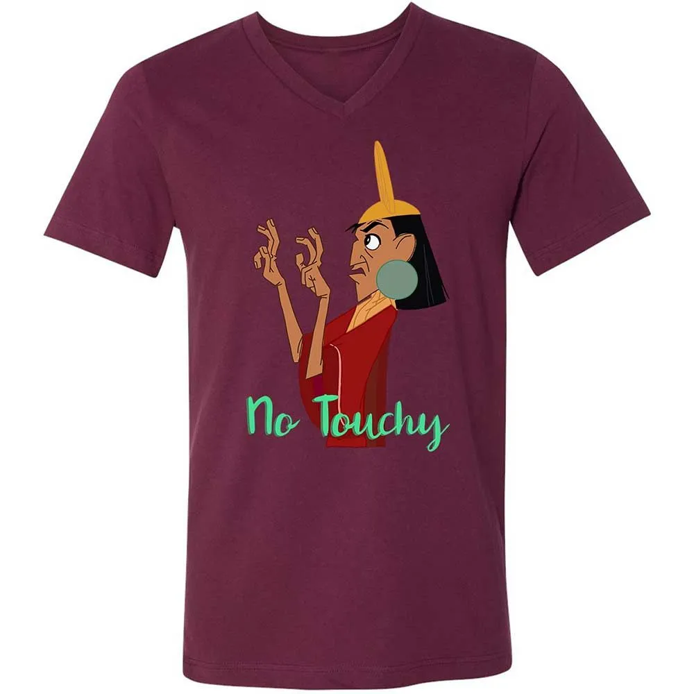 Unisex V-Neck T-Shirt - 2A59T6L6 - Maroon - 14