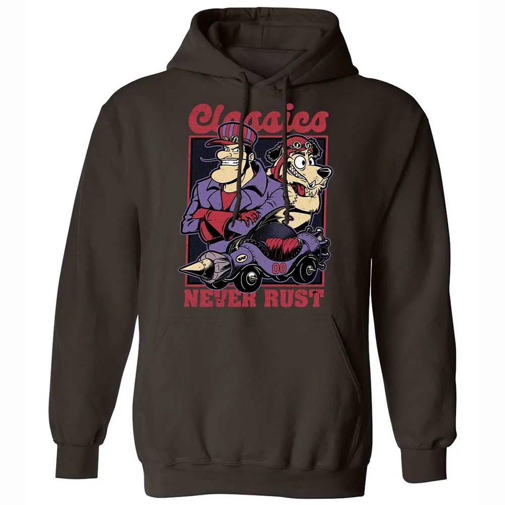 Classic Unisex Hoodie - QFKEYCTN - Dark Chocolate - 18