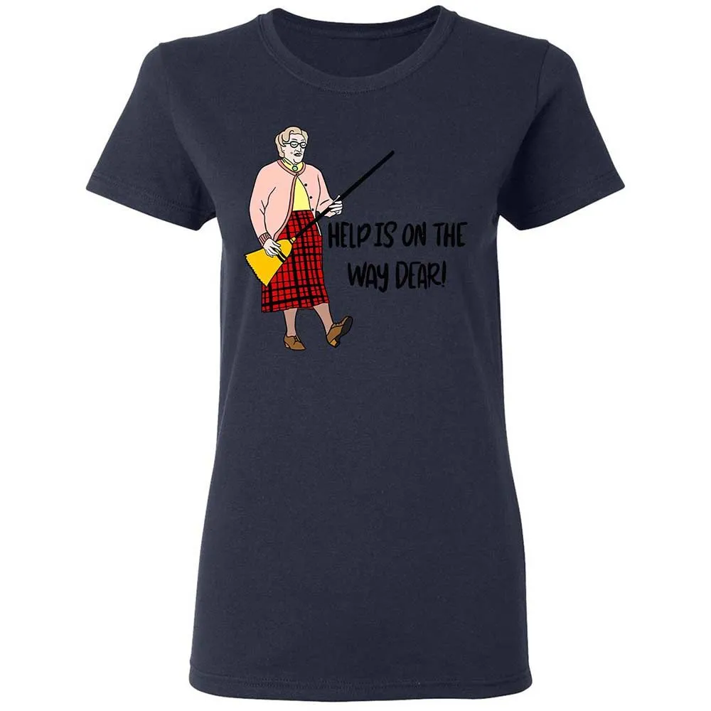Help is on the way dear - Navy - 14