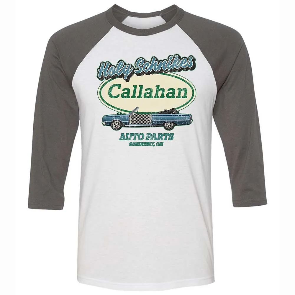 Unisex 3/4 Baseball Tee - ZKV1Q7LY - White/Asphalt - 2