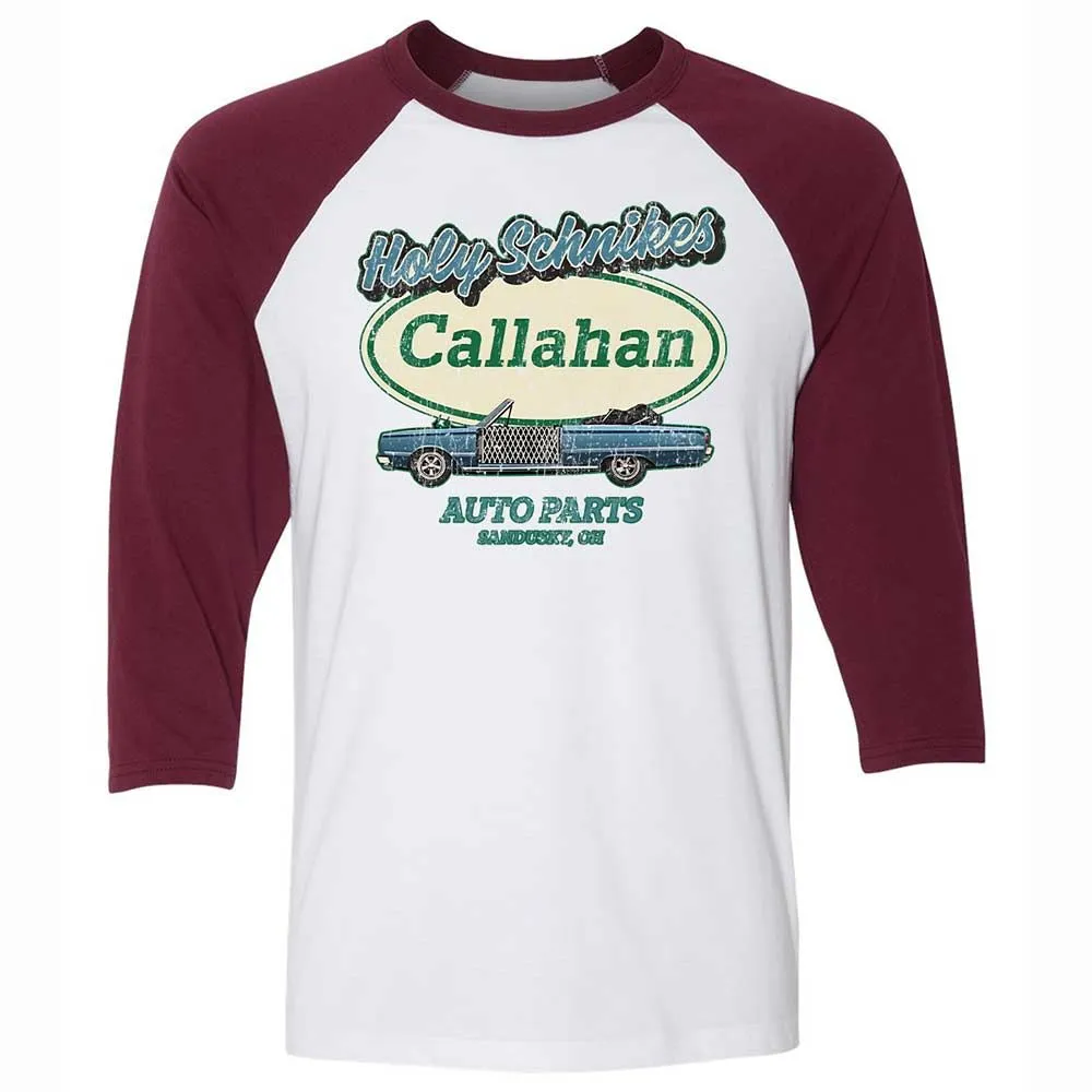 Unisex 3/4 Baseball Tee - ZKV1Q7LY - White/Maroon - 7