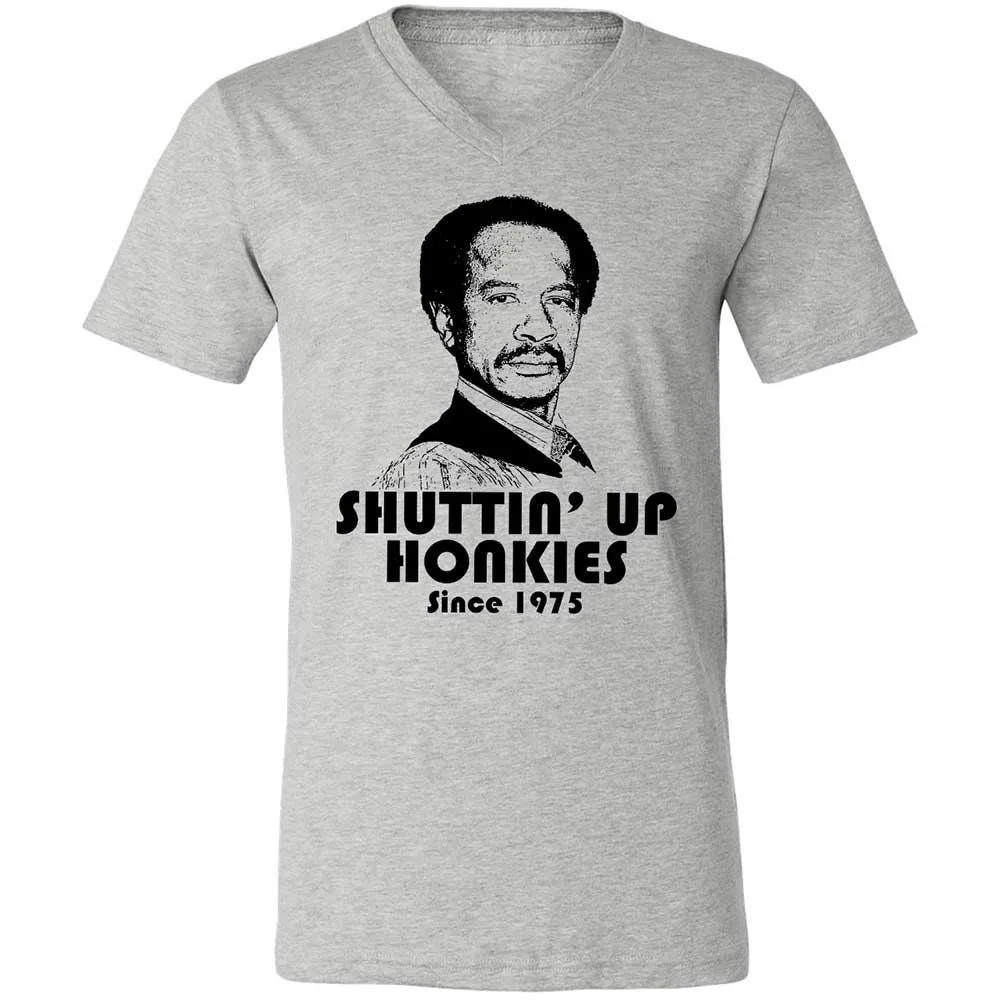 Unisex V-Neck T-Shirt - 3W5CUR5W - Athletic Heather - 2