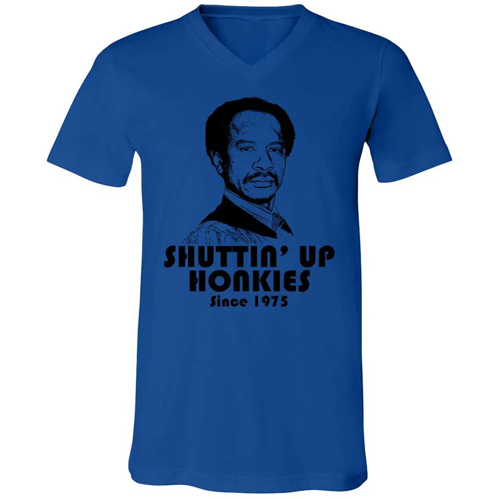 Unisex V-Neck T-Shirt - 3W5CUR5W - True Royal - 3
